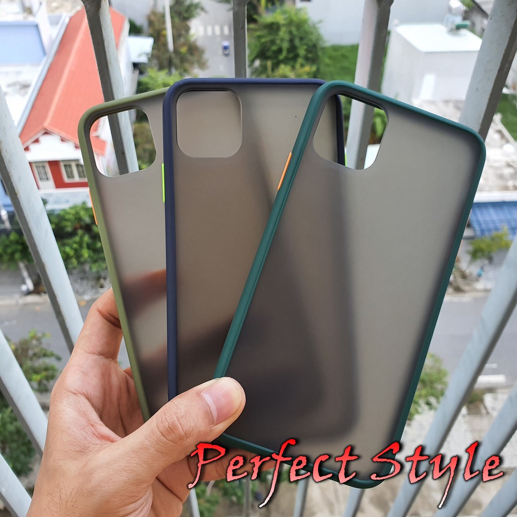 Ốp lưng cao su non lưng nhám cho iPhone 11