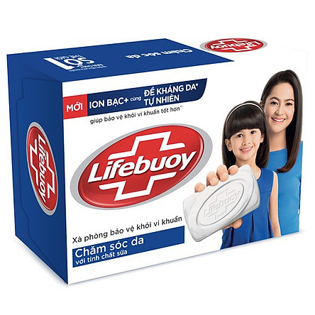 [HCM]Xà phòng bảo vệ khỏi vi khuẩn Lifebuoy chăm sóc da 90g
