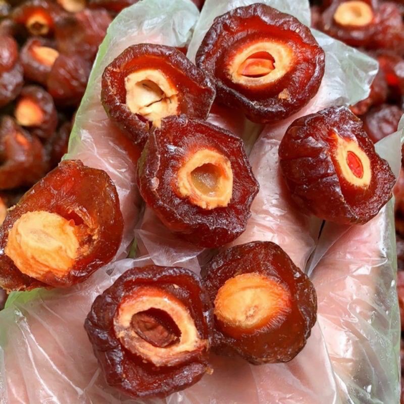 200GR Ô MAI XÍ MUỘI ĐÀO BỔ ĐÔI SẤY DẺO