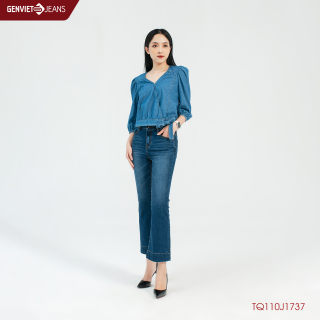 Quần dài jeans nữ ống vảy TQ110J1737 GENIET thumbnail