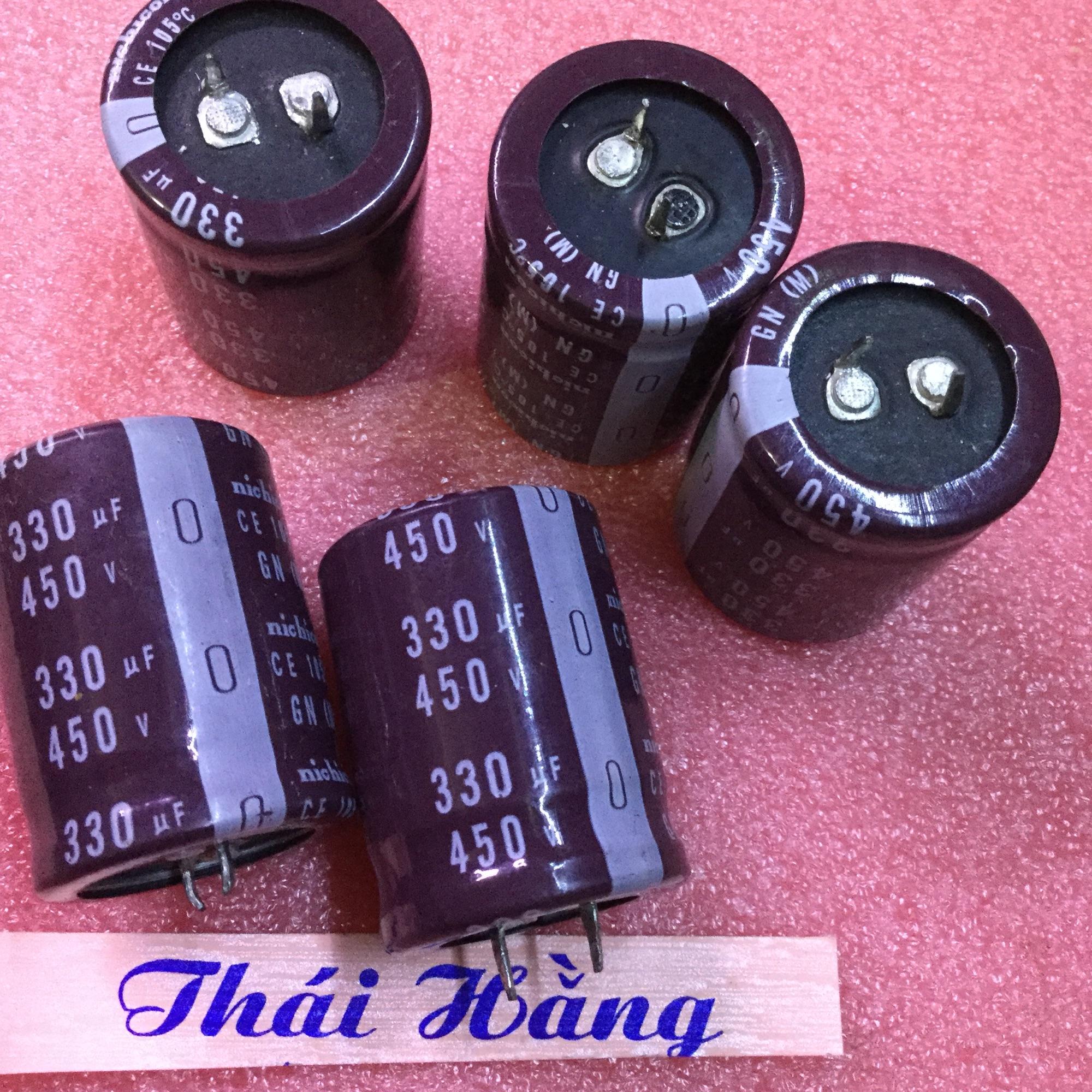 Tụ lọc nguồn 330 M/450 v ( giá 5 chiếc )