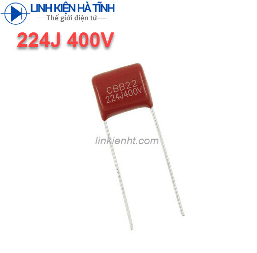 20 CON TỤ ĐỎ 224J 400V 224 400V 0.22UF CBB22