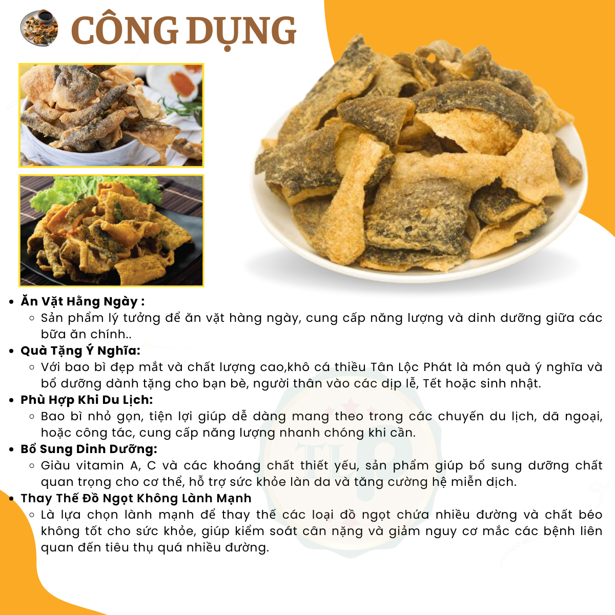 DA CÁ HỒI TRỨNG MUỐI TÂN LỘC PHÁT BỊCH 100G