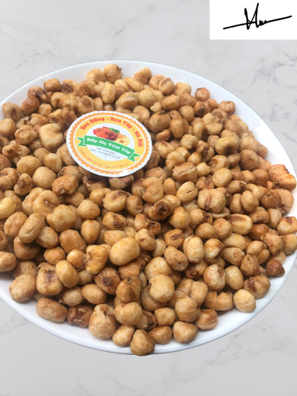 Ngô nếp sấy bơ tẩm mật ong rừng bao giòn từng hạt ngon tuyệt