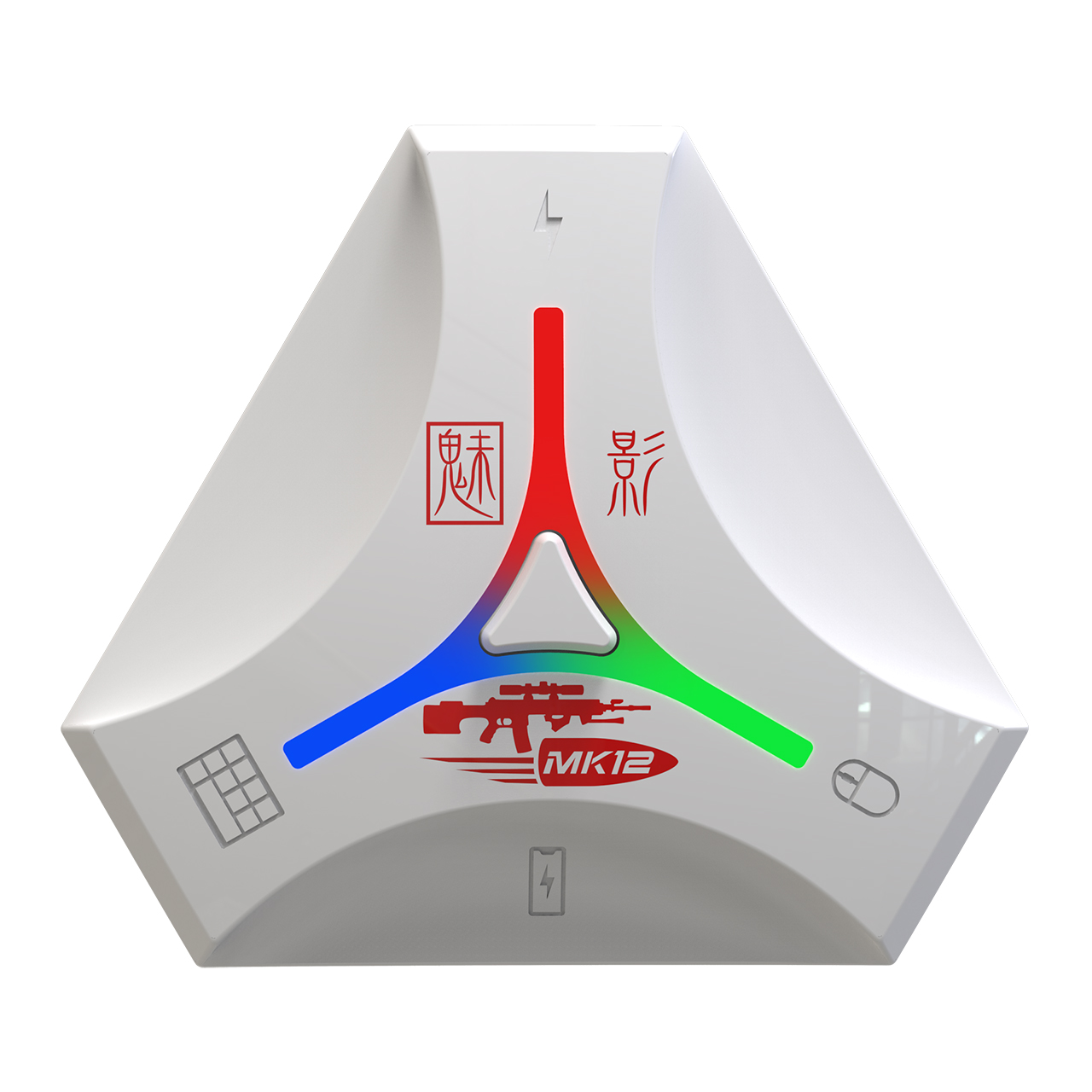 Bộ Chuyển Đổi Chơi Game MK12 Bluetooth 5.1Có Ghìm Tâm Chơi PUBG Free Fire Tốc Chiến