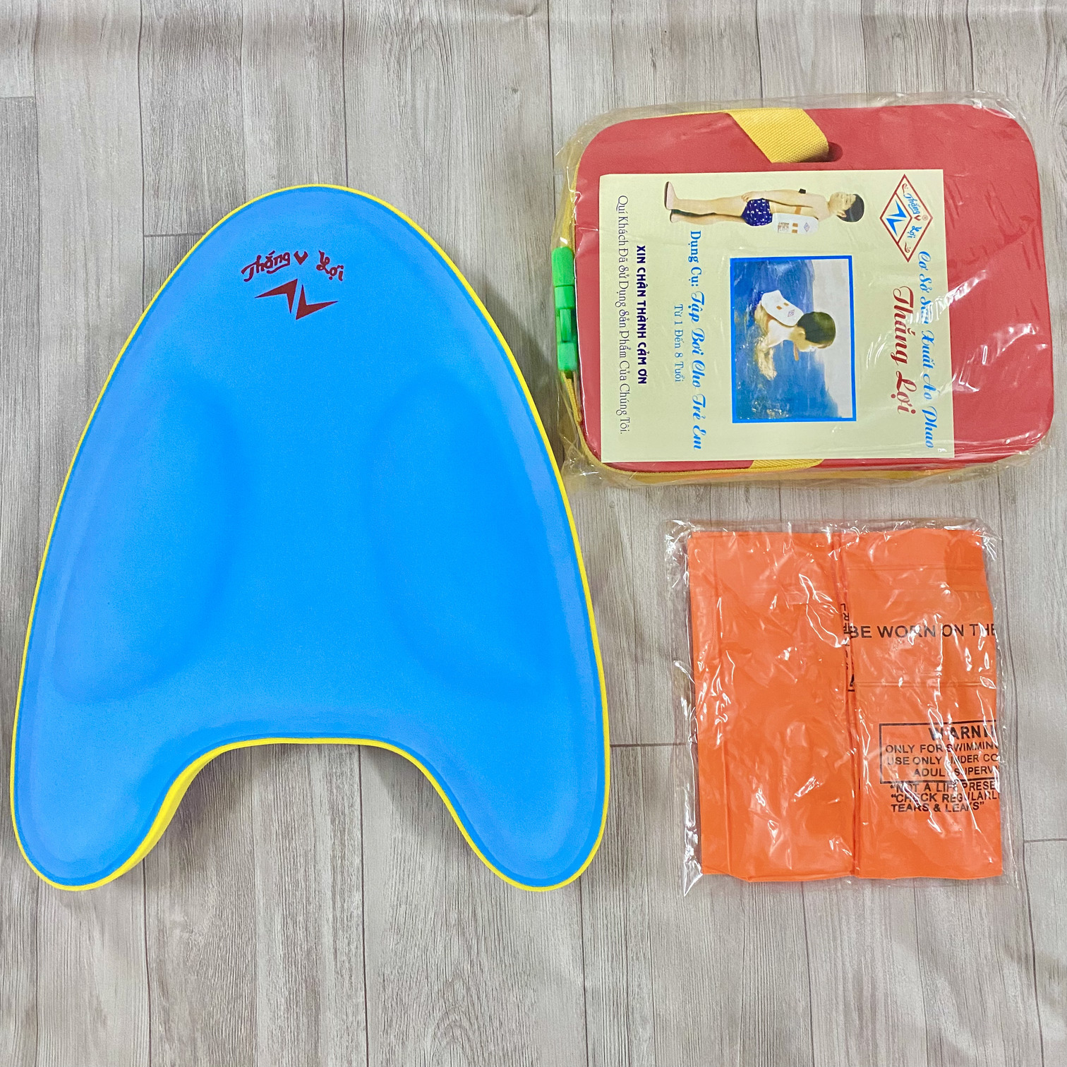 Combo phao bơi tiết kiệm cho bé (phao tay 1 cặp + phao lưng + phao tim)