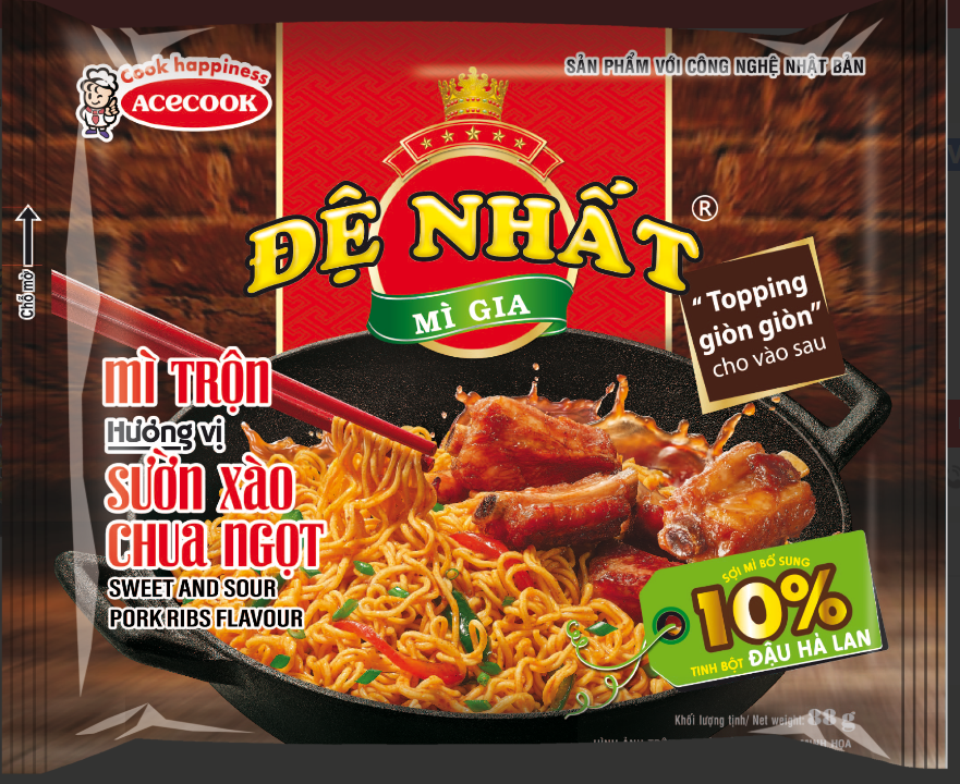Mì trộn spaghetti đệ nhất 98g - combo 10 gói - tạp hóa bát muội