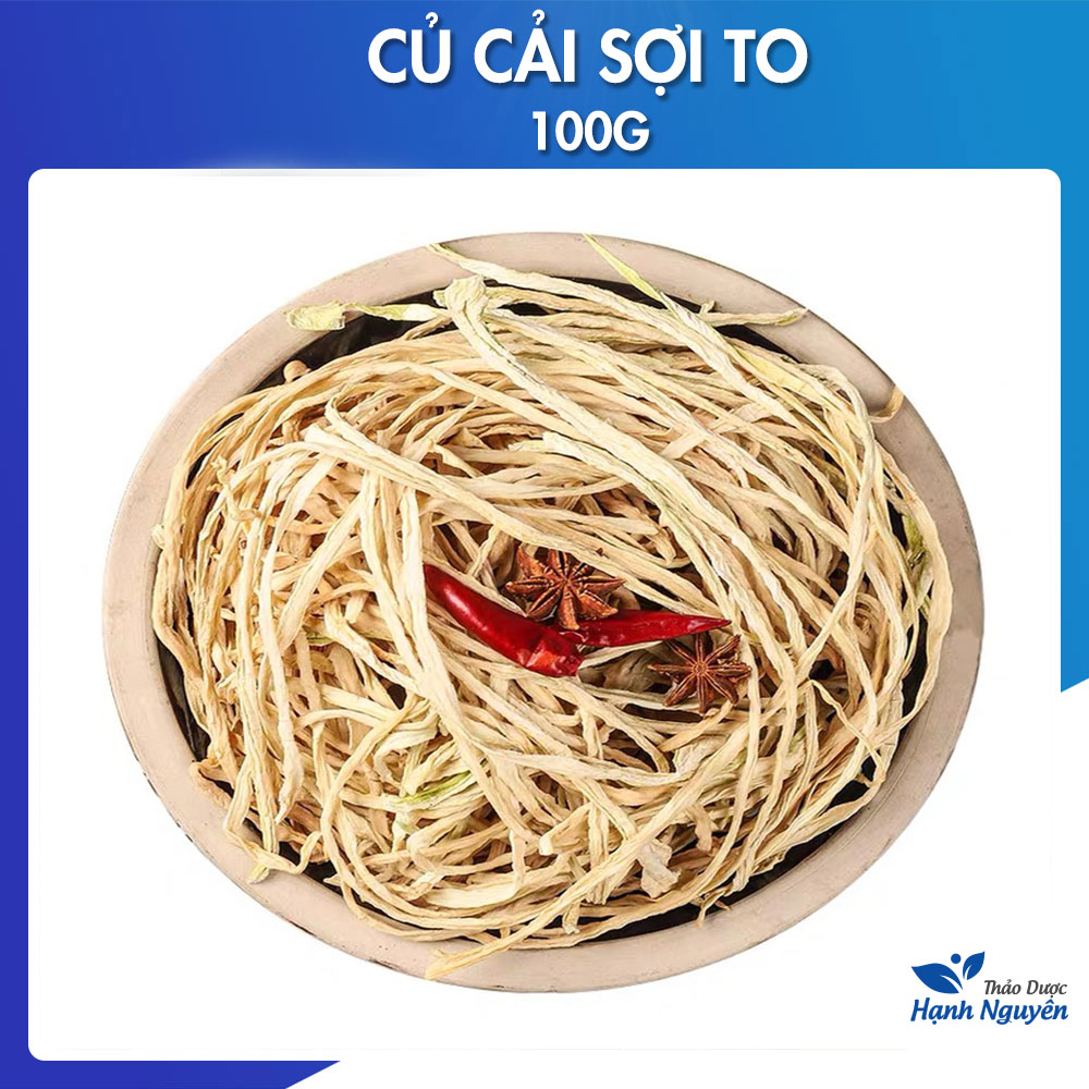 Củ cải khô 100g - thảo dược hạnh nguyên