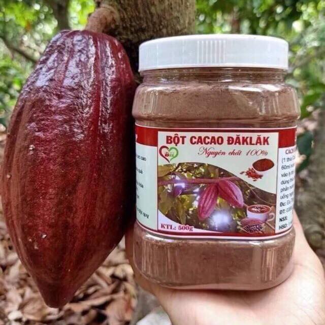 1KG BỘT CACAO ĐĂK LẮC HÀNG CAO CẤP THƠM NGON