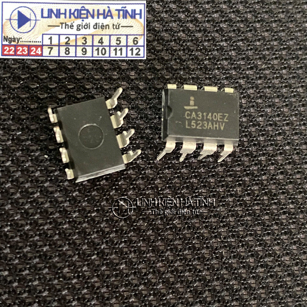 túi 2 con CA3140EZ CA3140E CA3140 DIP8 IC KHUẾCH ĐẠI THUẬT TOÁN