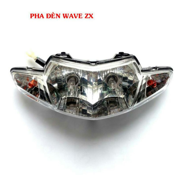 Đèn pha Wave Anpha 2 bóng / Wave ZX zin HONDA ( chưa có bóng ) / chóa đèn Wave nhỏ zin