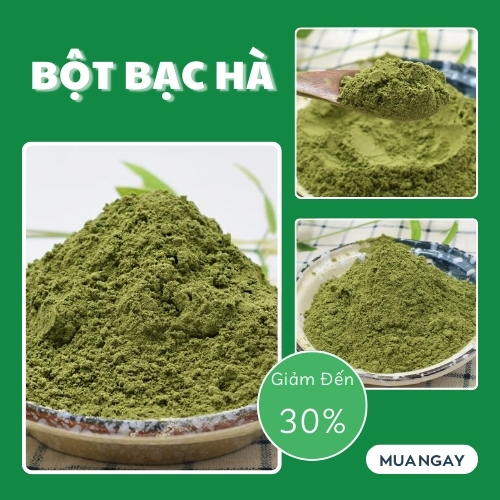 Bột bạc hà nguyên chất 200g - tấn phát - Hàng công ty chất lượng cao