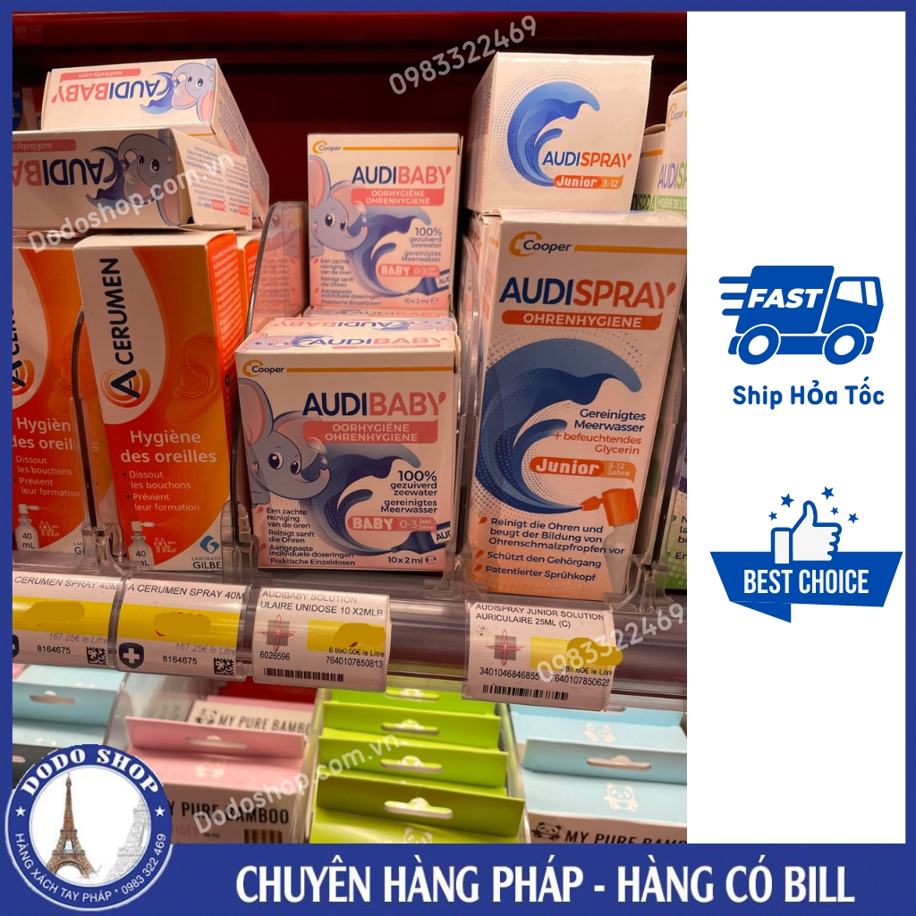 Tan ráy tai Audibaby của pháp_Dodoshop.com.vn