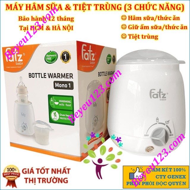 Máy hâm sữa/ tiệt trùng bình sữa fatz fatzbaby mgg
