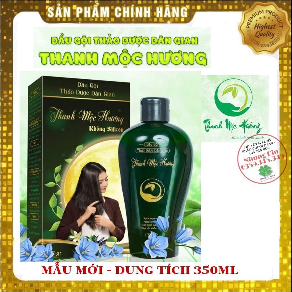 Dầu gội Thanh Mộc Hương mẫu mới 100%