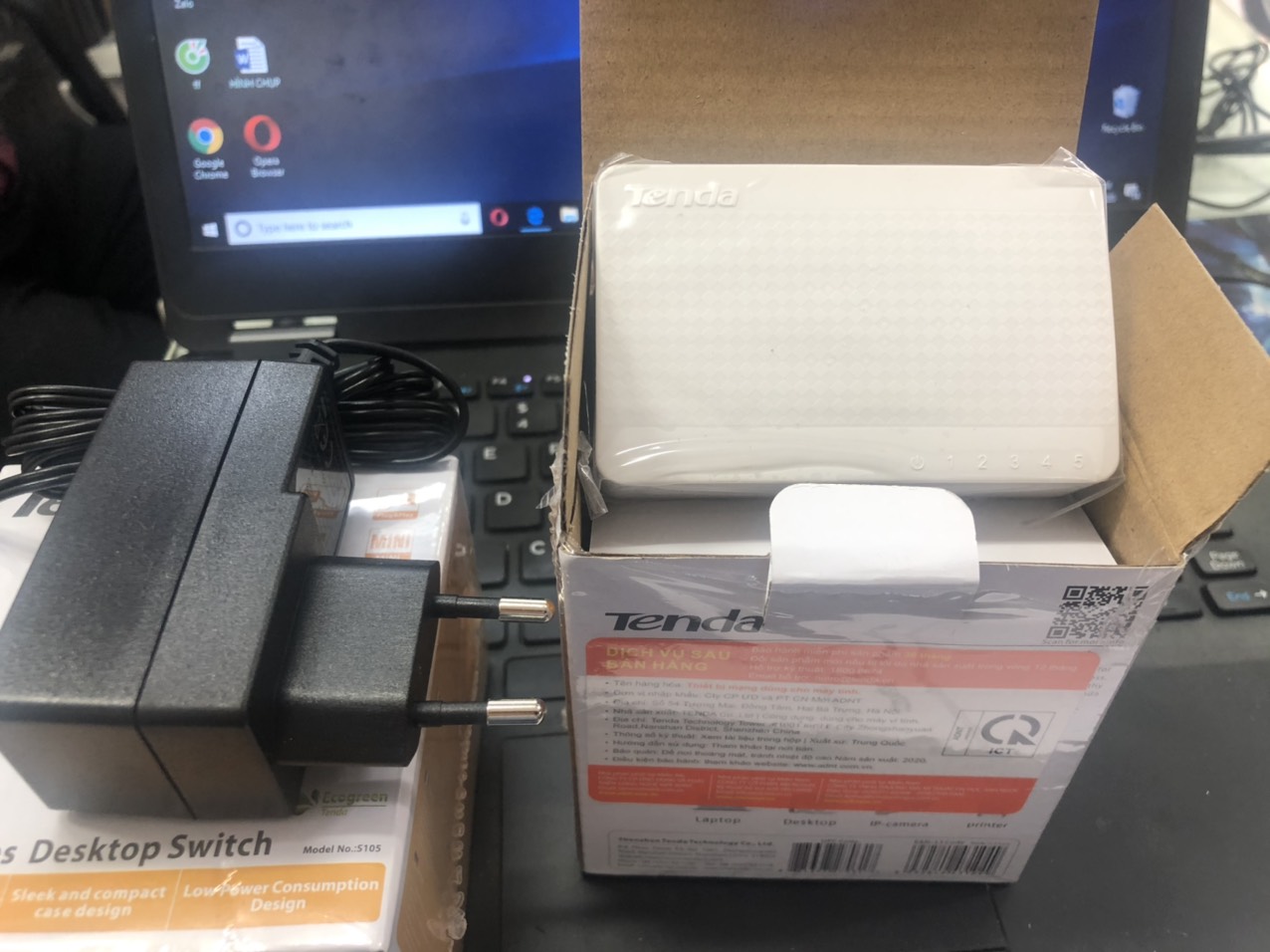 Switch 5 port - Bộ chia mạng 5 cổng tenda s105 tốc độ 100Mbps
