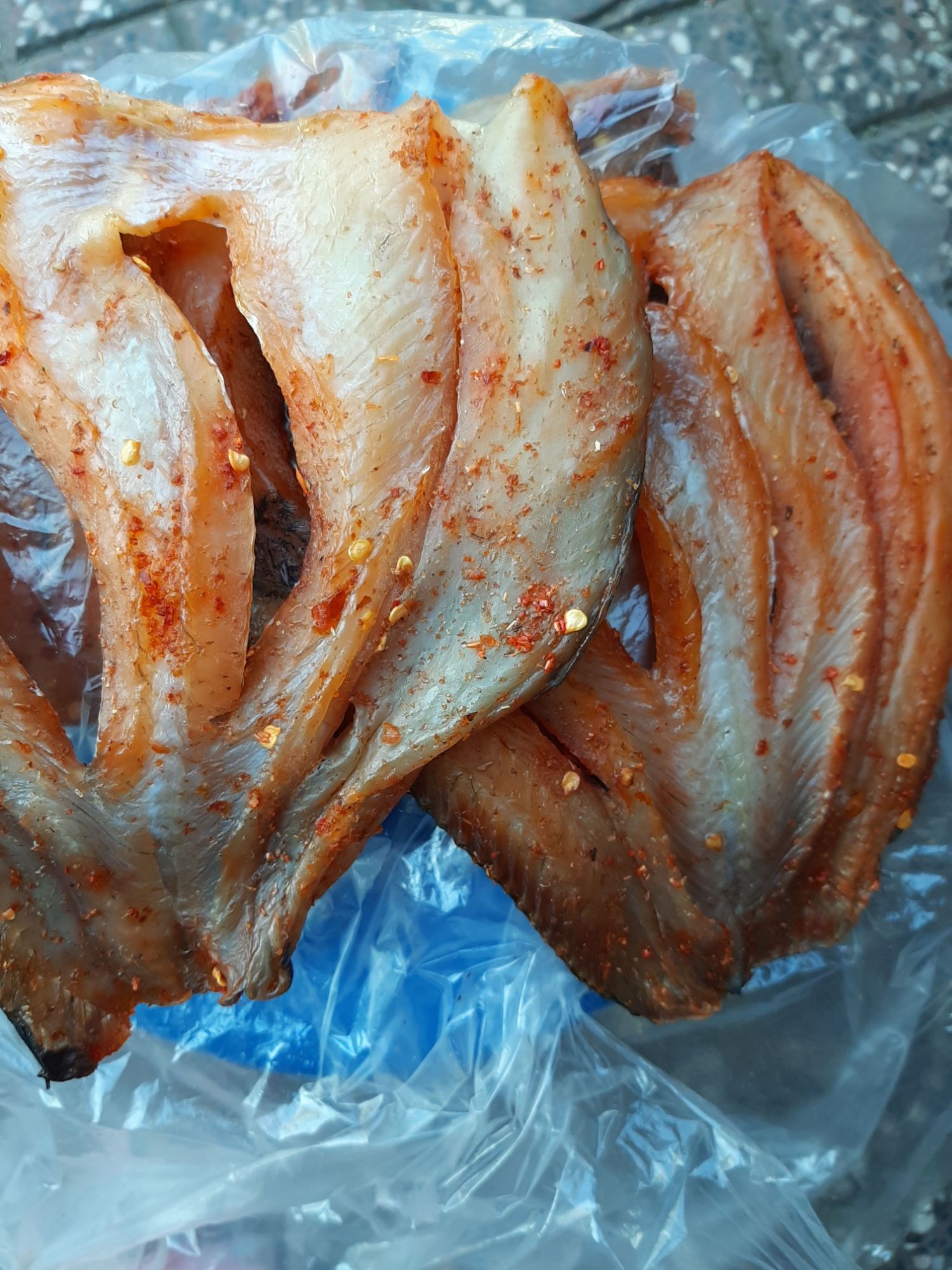 1 kg khô cá lóc 3 nắng tẩm gia vị vừa ăn