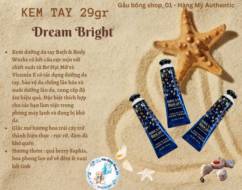 Xịt Thơm Toàn Thân Bath and Body Works Dream Bright 236ml