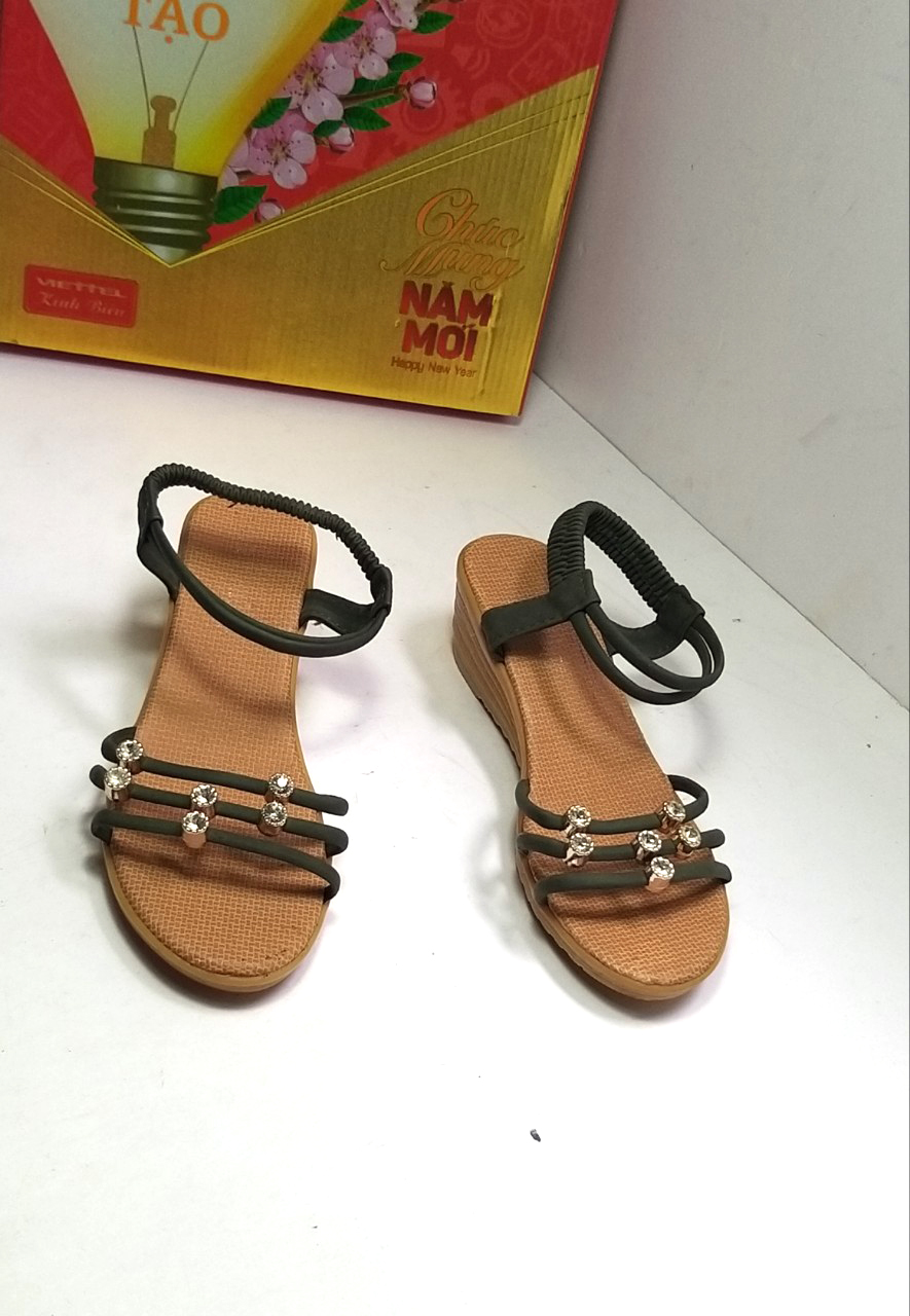 SANDAL NỮ QUAI ĐÍNH ĐÁ THỜI TRANG