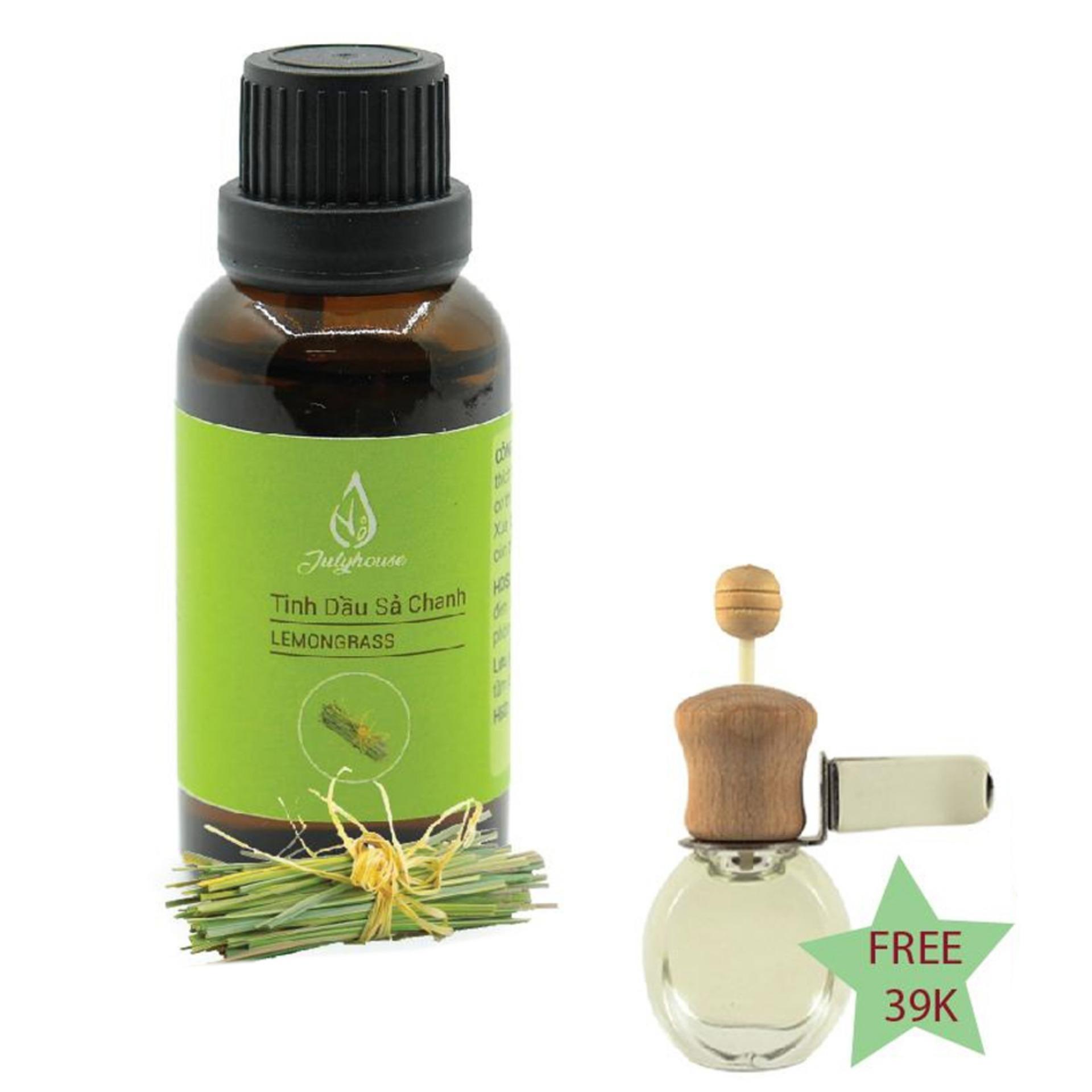 Lemongrass essential oil essential oil 30ml with Julyhouse diffused shell