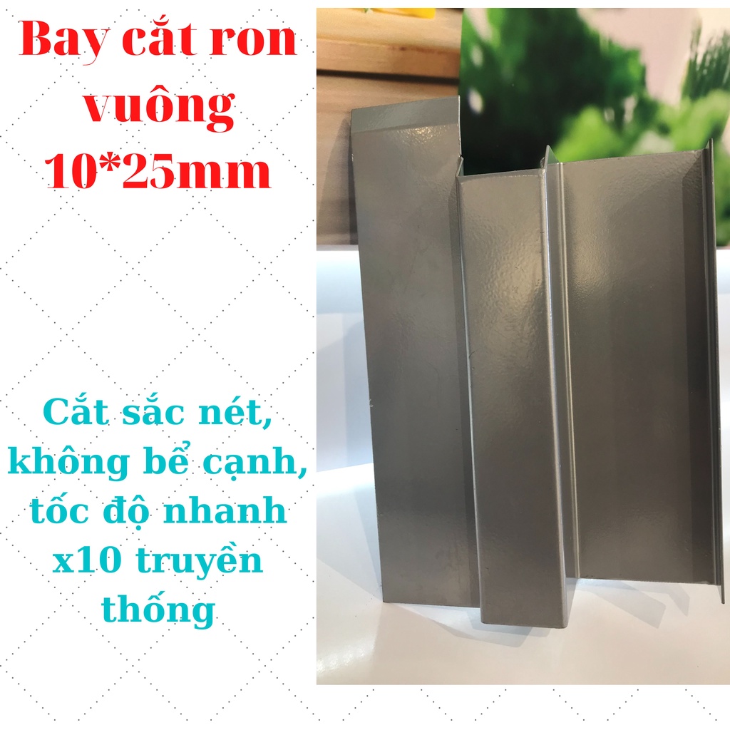 Bay cắt ron chỉ âm tường VUÔNG TRÒN