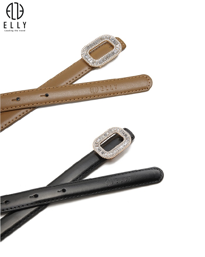 [Brand Day] Dây lưng nữ cao cấp da thật ELLY – ED55