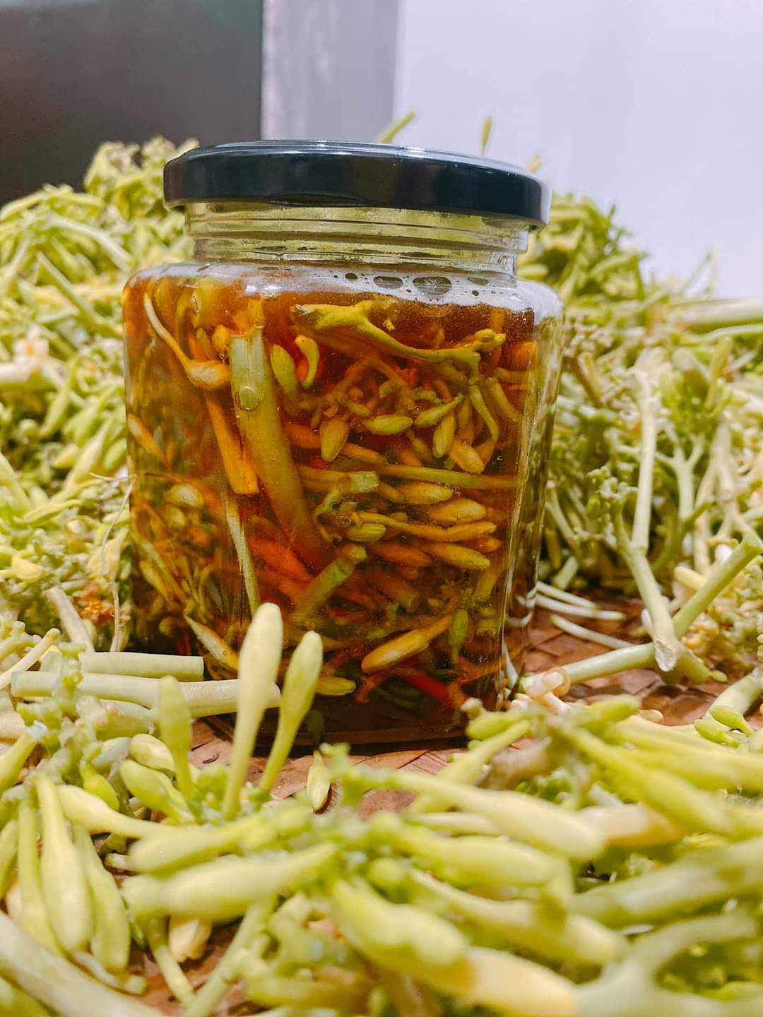 Mật Ong Rừng Ngâm Hoa Đu Đủ Đực