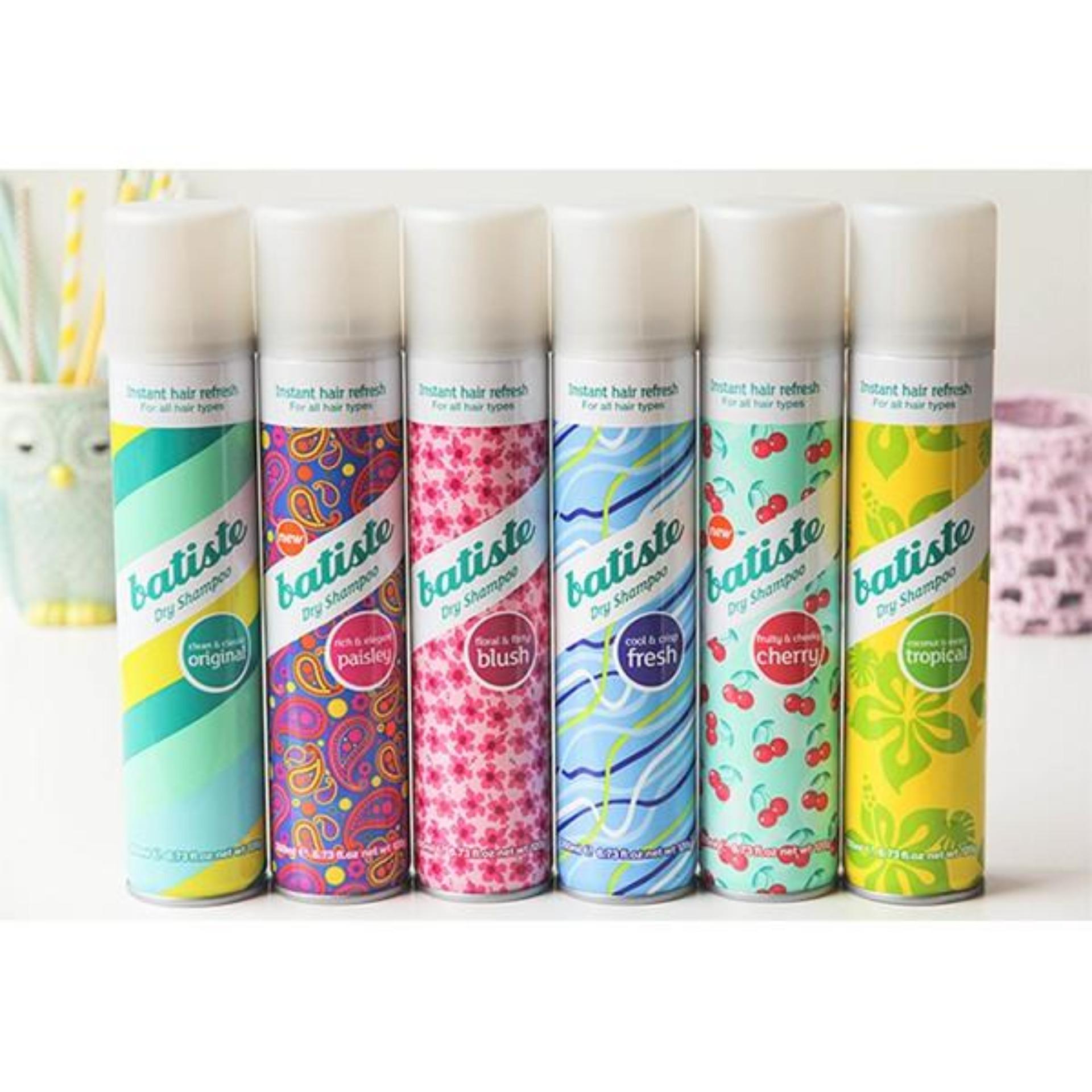 Dầu Gội Khô Batiste Dry Shampoo 200ml - Cherry