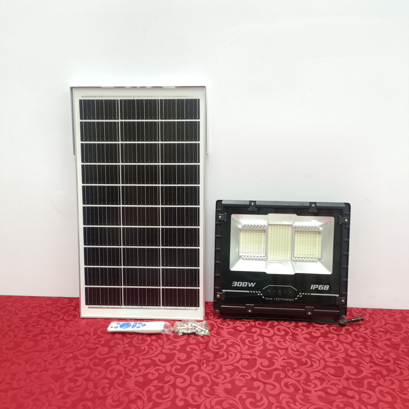 [ 300w Siêu Sáng ] đèn pha năng lượng mặt trời, đèn led năng lượng 300w mẫu mới , siêu sáng có hiển thị báo pin ip68 có bán rời đèn , tấm pin