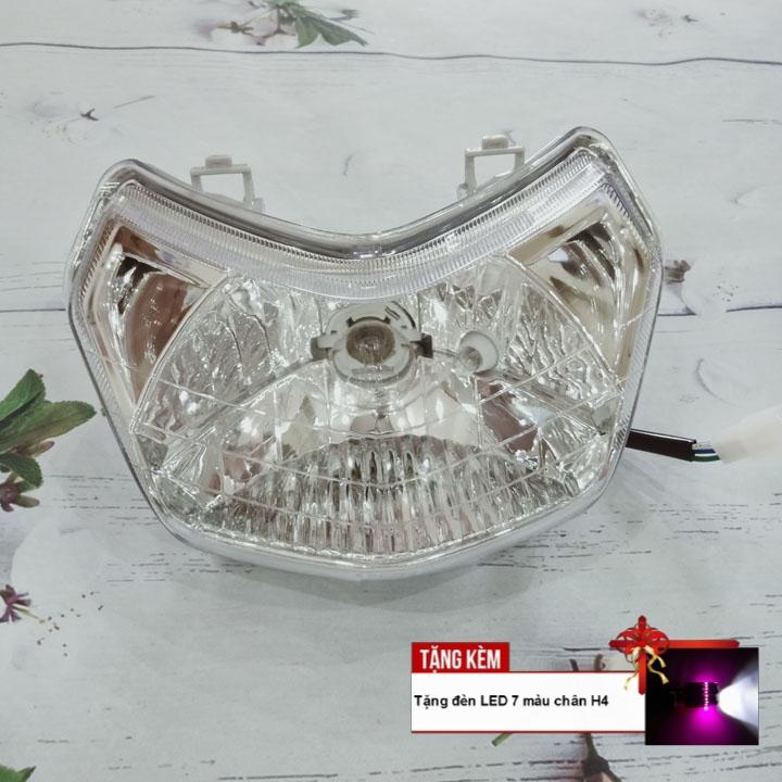 [QUÀ SIÊU CHẤT - TẶNG ĐÈN LED 7 MÀU CHÂN H4 CỰC SÁNG] Đầu đèn pha xe SCR full bộ