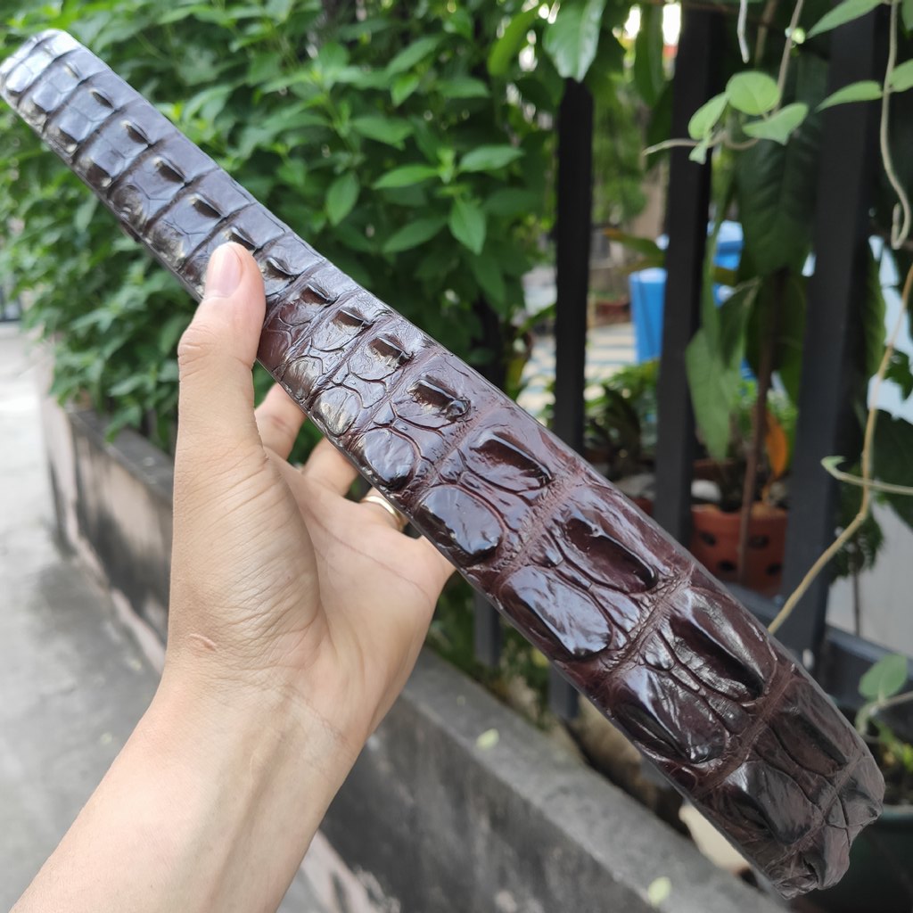 Thắt Lưng Da Cá Sấu Liền Nguyên Tấm [DÂY CÓ GÙ GAI CÁ SẤU RẤT ĐẸP]