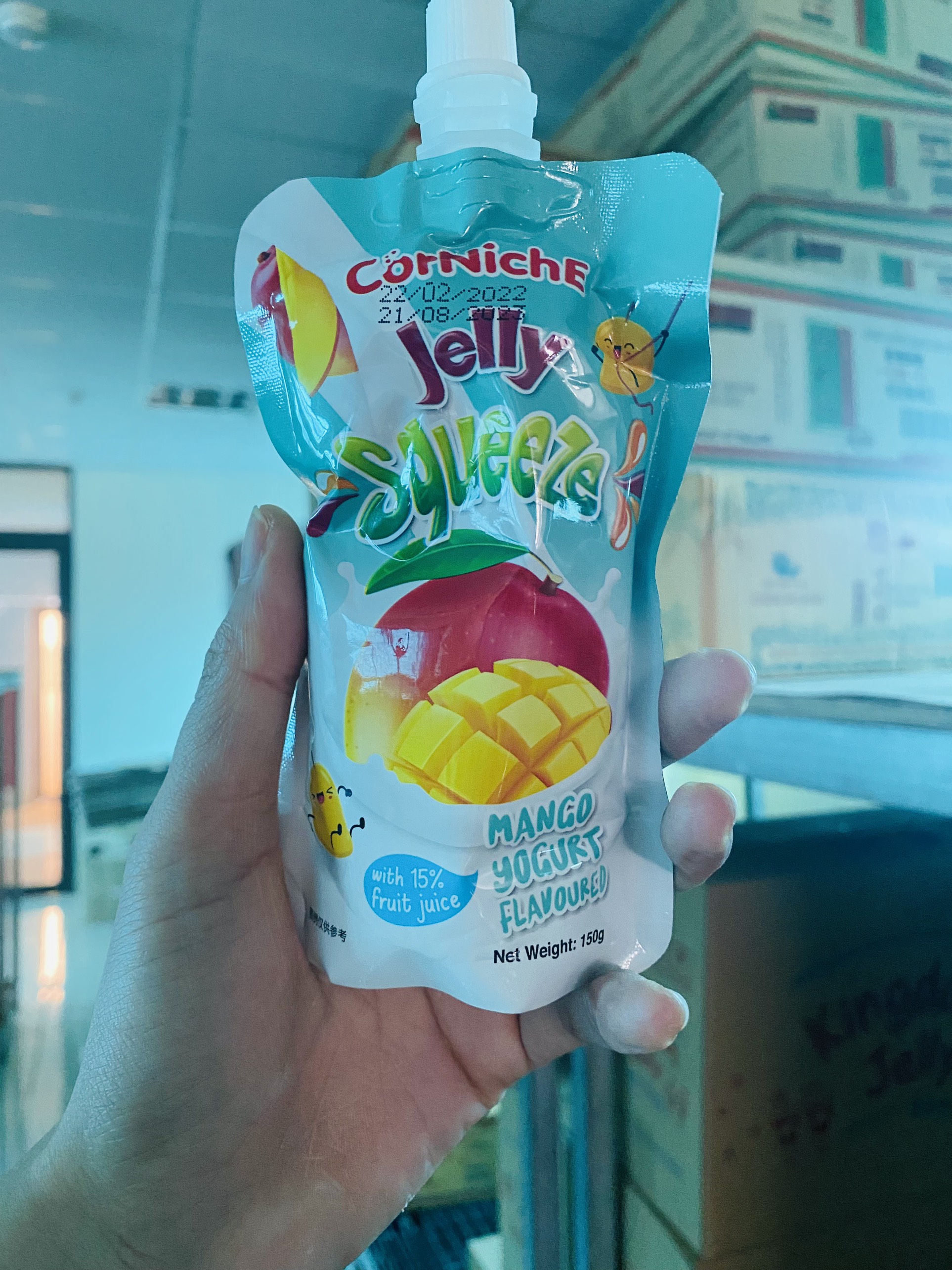 Thạch yogurt vị xoài hiệu corniche 150g