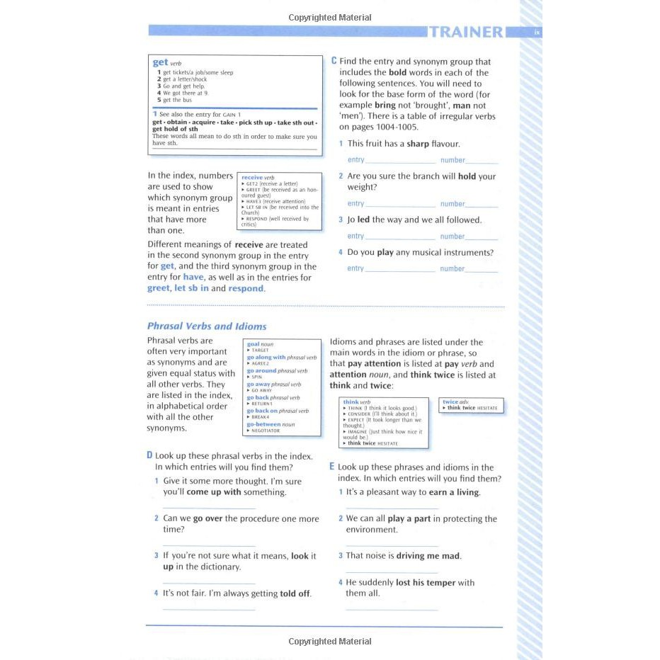 Từ Điển: Oxford Learner'S Thesaurus With Cd Room (Phiên Bản Anh - Anh)