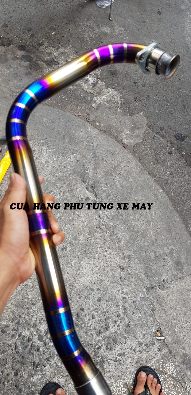 Cổ Pô Titan Xịn Gắn Exciter 150 Gắn Pô Zin