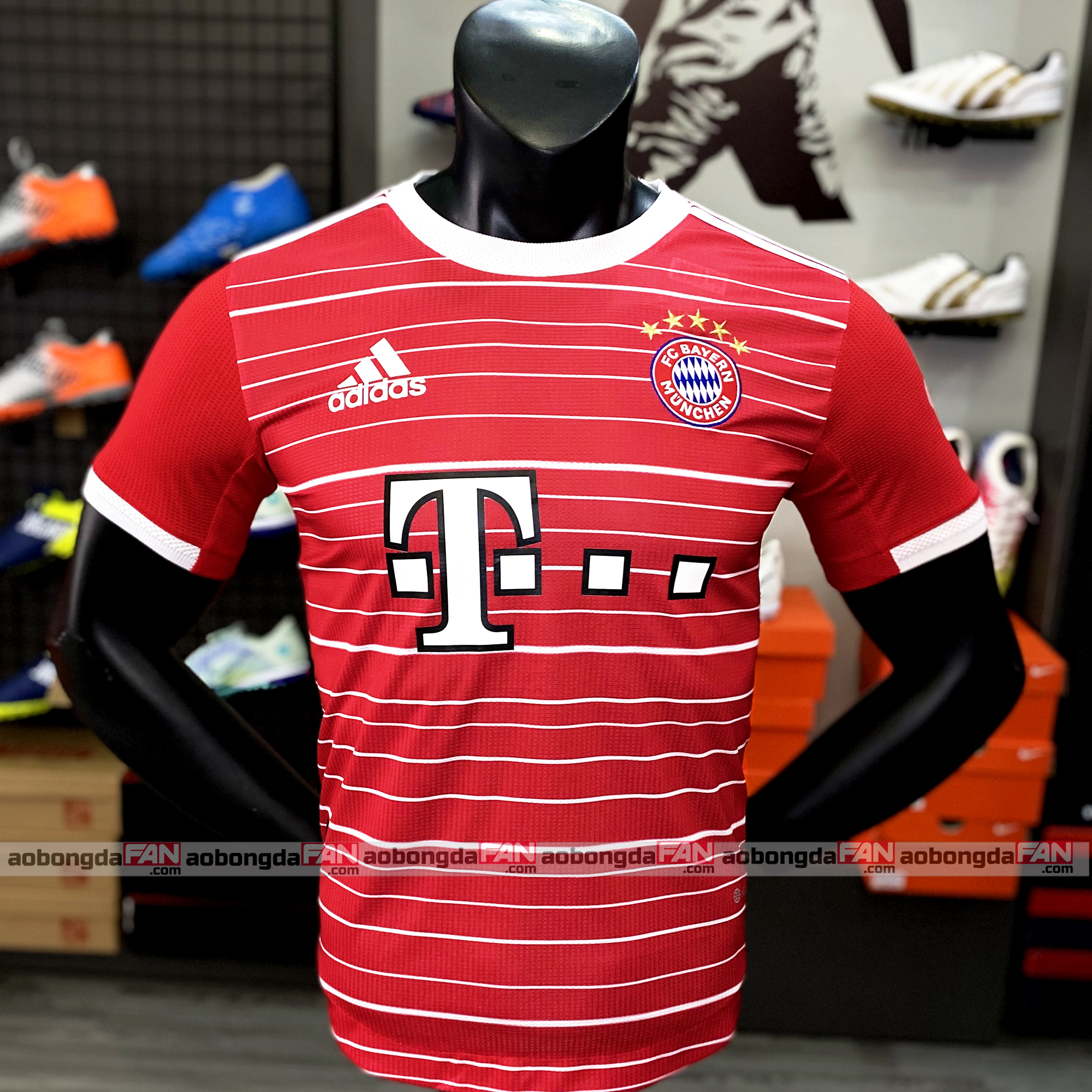 Bộ Đồ Bóng Đá Bayern Munich Đỏ 2023 - Áo Bóng Đá Thái