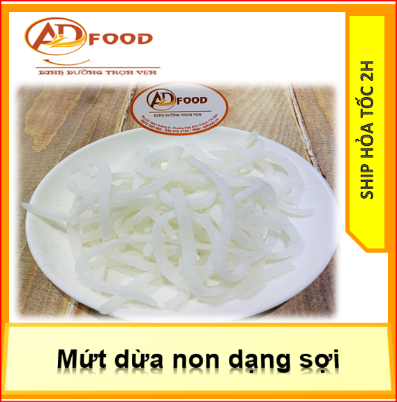 Mứt dừa non dạng sợi gói 100g