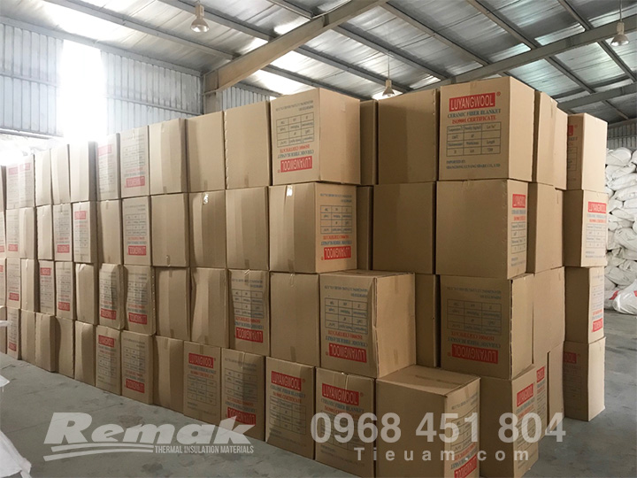 Bông gốm Cách nhiệt Chống cháy Ceramic Fiber