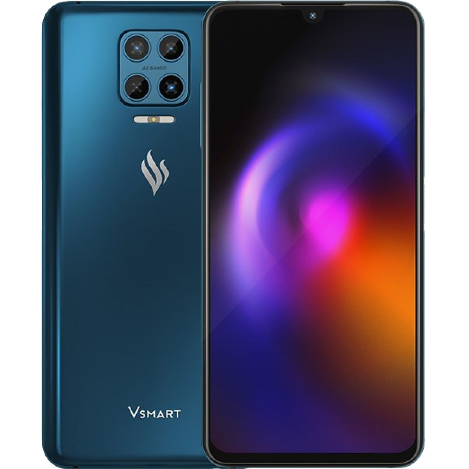 Điện thoại Vsmart Aris - 128GB Ram 8GB - Hàng chính hãng Tặng đế dựng và phần mềm bản quyền Tienganh 123 giá trị - Lam thủy triều