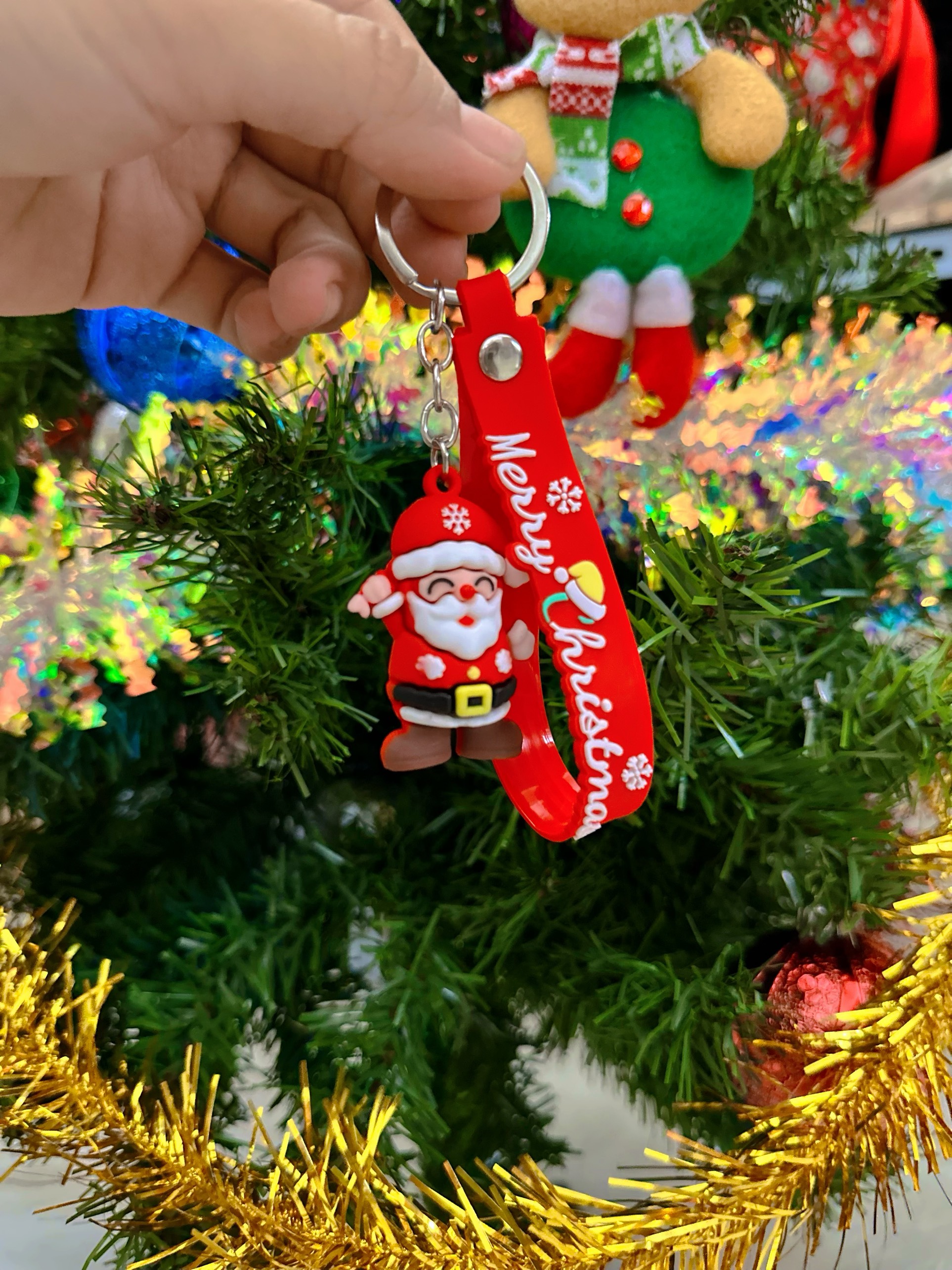 MÓC KHÓA NOEL,GIÁNG SINH 3D CAO CẤP