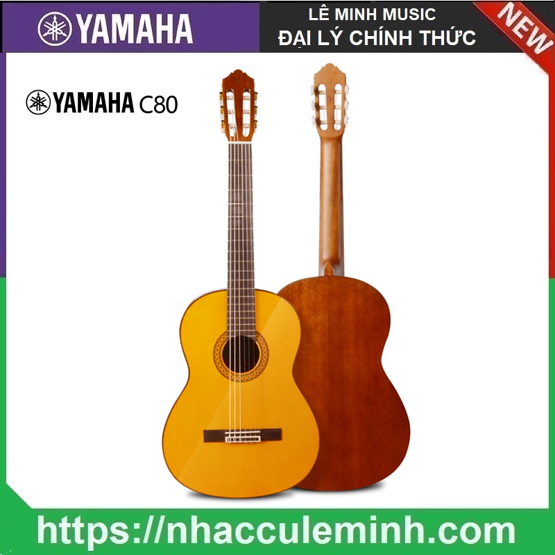 Đàn Guitar Classic Yamaha C80 - Chính Hãng (Bảo Hành Toàn Quốc)