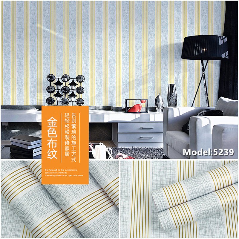 10M GIẤY DÁN TƯỜNG SẴN KEO DỌC GHI (10m x 45cm)