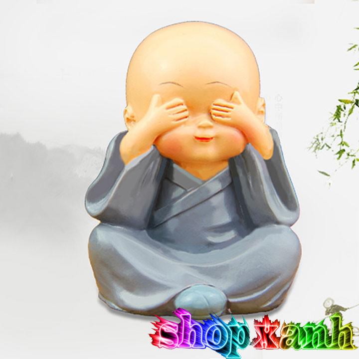 [HCM] Bộ tượng chú tiểu tứ không (gồm 4 chú tiểu)