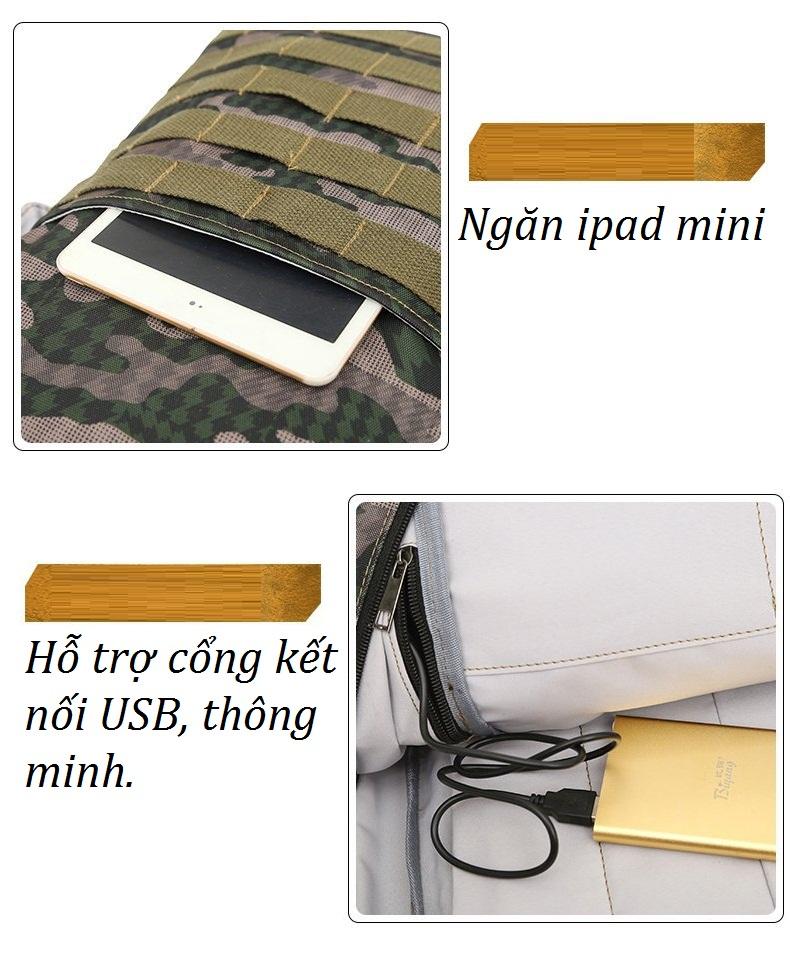 [HCM]Balo thời trang chiến thuật.
