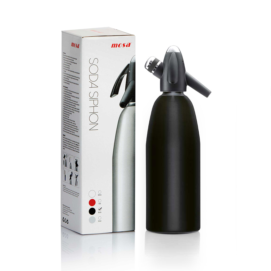Bình làm soda SODA SIPHON MOSA (aluminium)