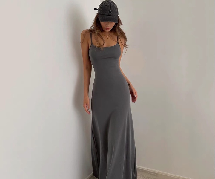 Đầm Maxi Nữ Hai Dây Dáng Xoè Đuôi Cá - Tharo Clothing