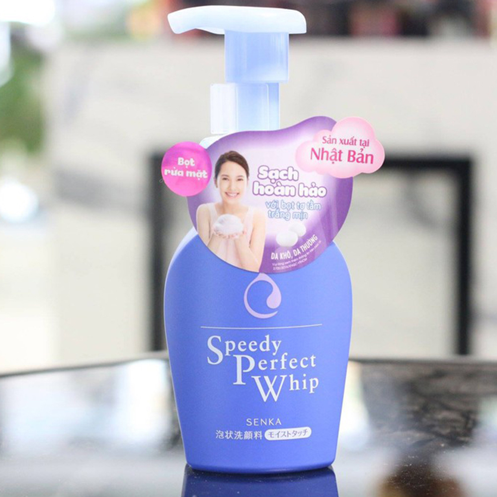 Bọt Rửa Mặt Senka Speedy Perfect Whip 150ml