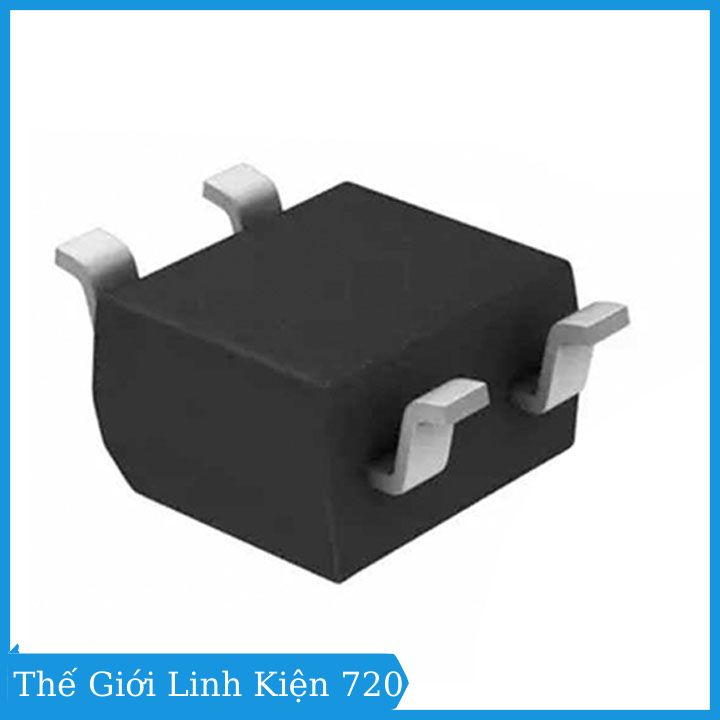 Diode cầu 600V 0.5A chân dán SMD