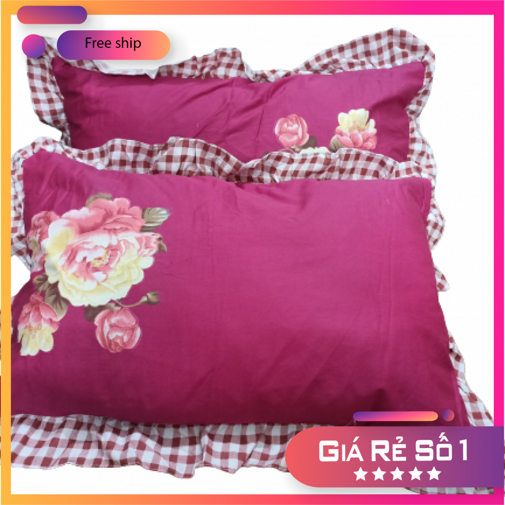(Xả hàng) Vỏ gối nằm giá rẻ đẹp poly 46x65cm (Được lựa mẫu)