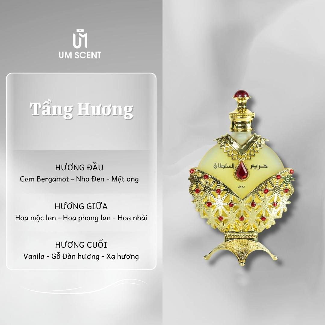 Tinh Dầu Nước Hoa Nữ Hareem Al Sultan 35ml