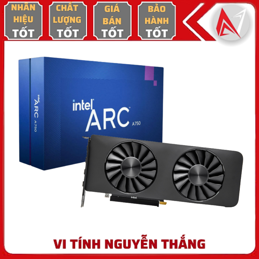 Vga display card intel arc a750 8gb gddr6 genuine